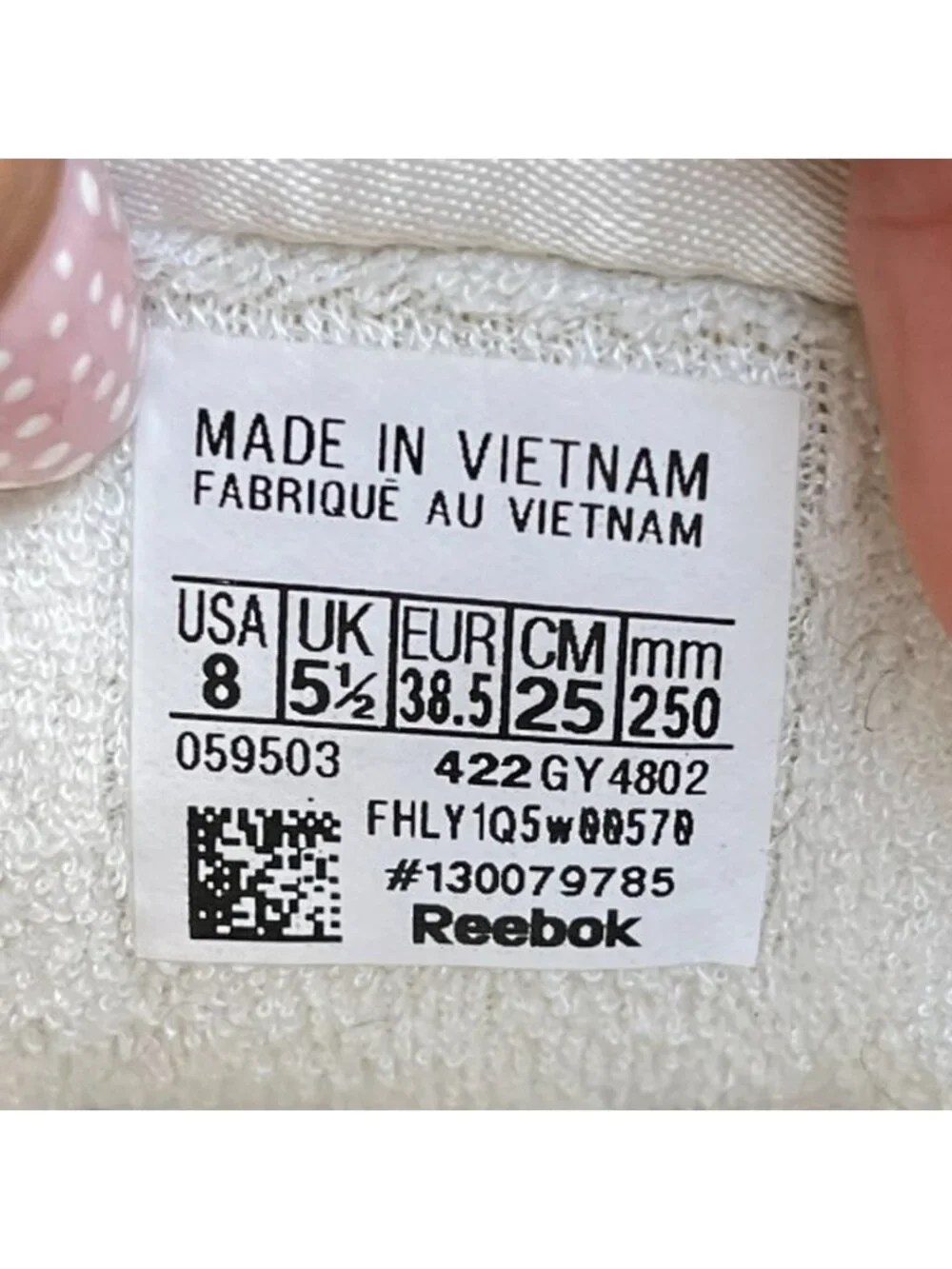 Reebok please review